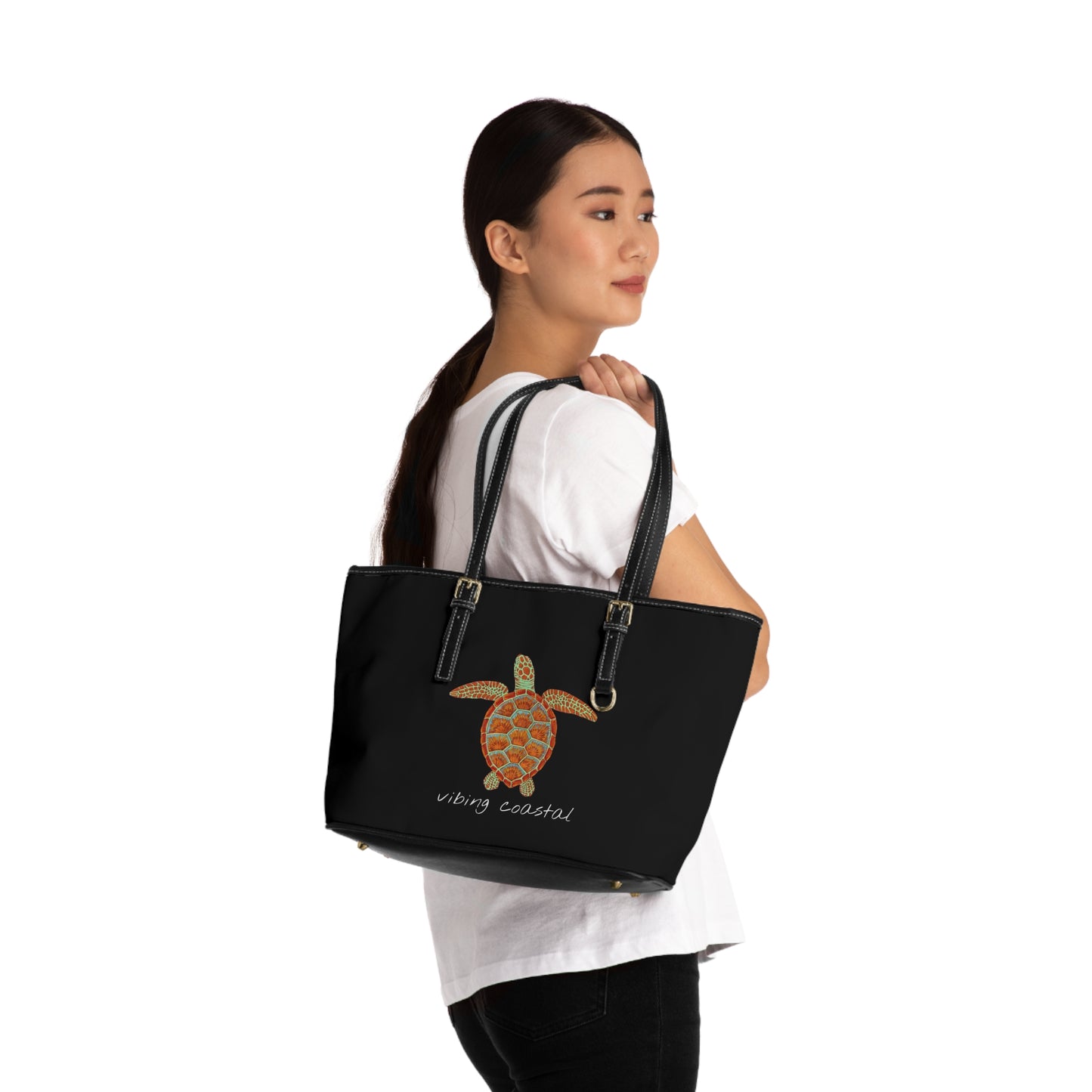 Coastal Charm Shoulder Bag | Sea Turtle
