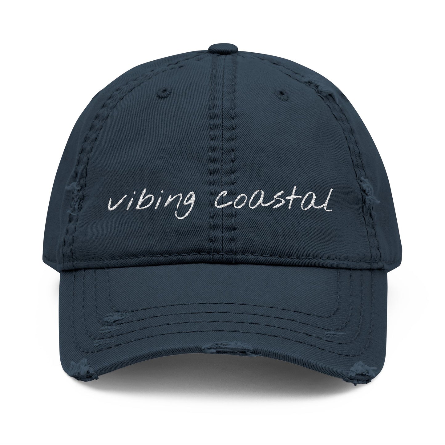 Vibing Coastal + Lobster Tab Cap | Nautical Navy