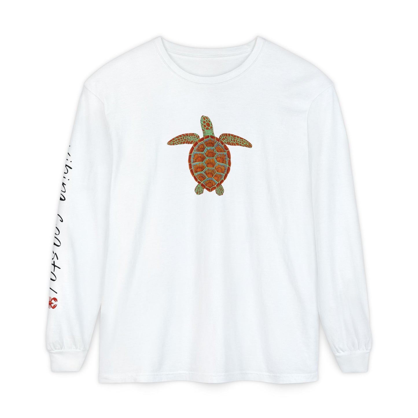 Men's Graphic Long Sleeve Tee | Sea Turtle
