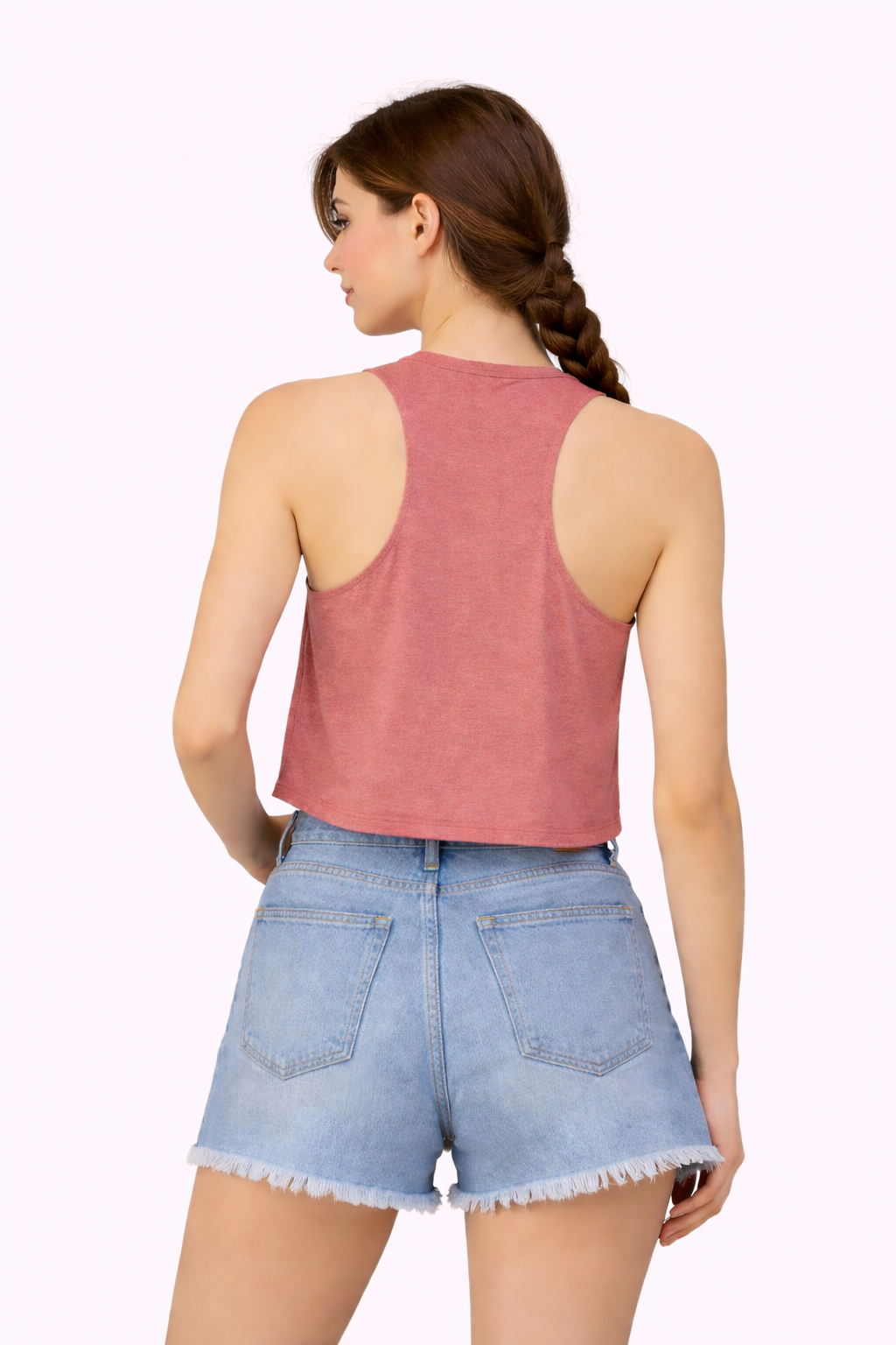 Crop Top Relaxed Tank | Vibing Coastal