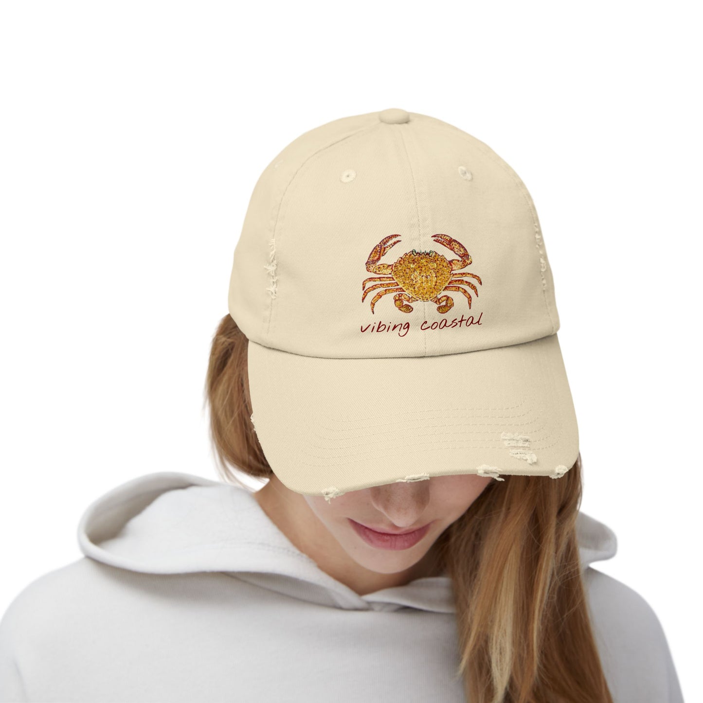Distressed Style Cap | Crab