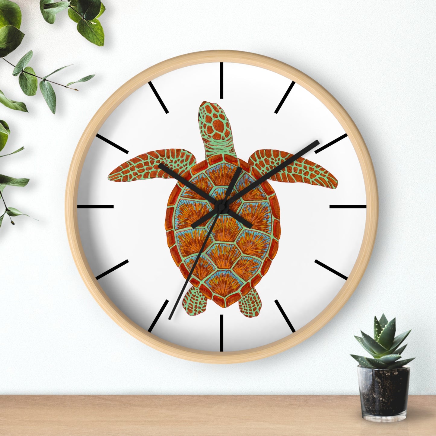 Wall Clock | Sea Turtle