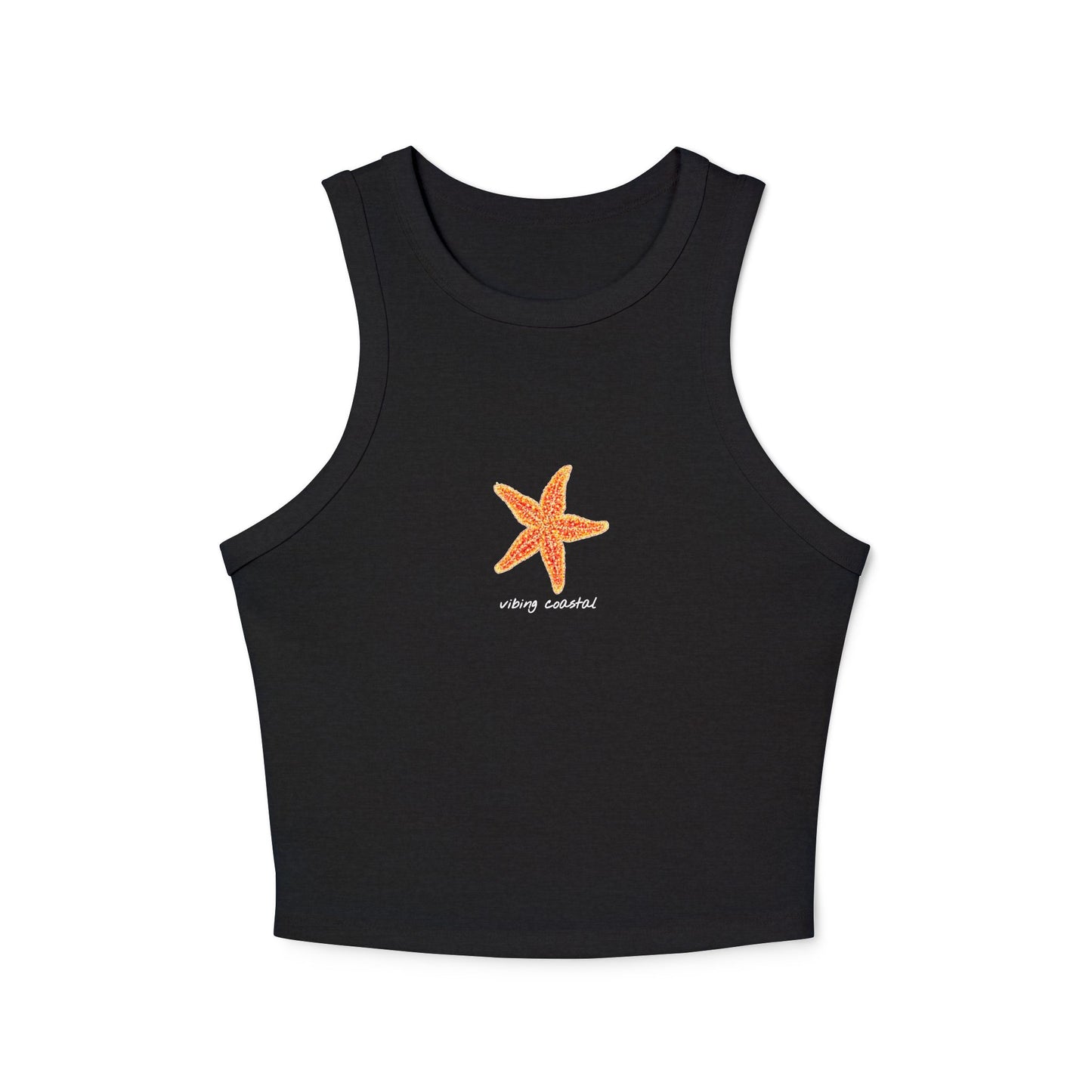 Cropped Fitted Racer Tank | Starfish II