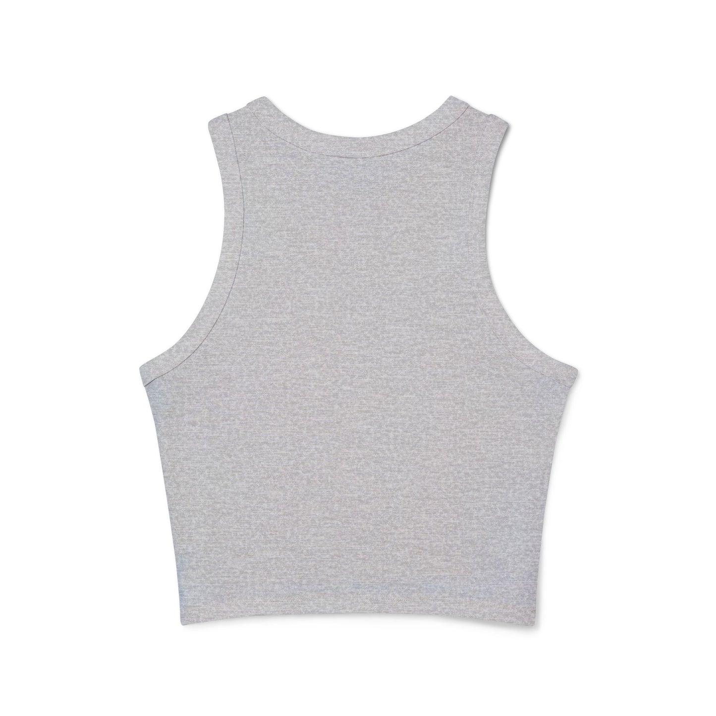 Cropped Fitted Racer Tank Top | Sea Turtle