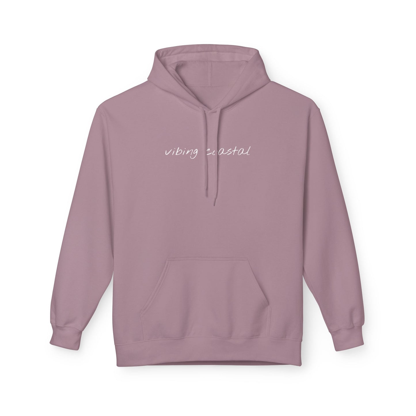 Fav Fleece Hoodie | Vibing Coastal | White Lettering