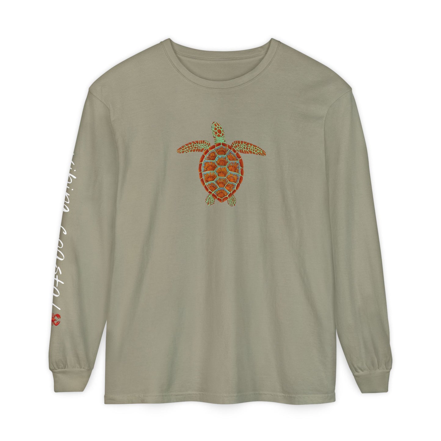 Men's Graphic Long Sleeve Tee | Sea Turtle II