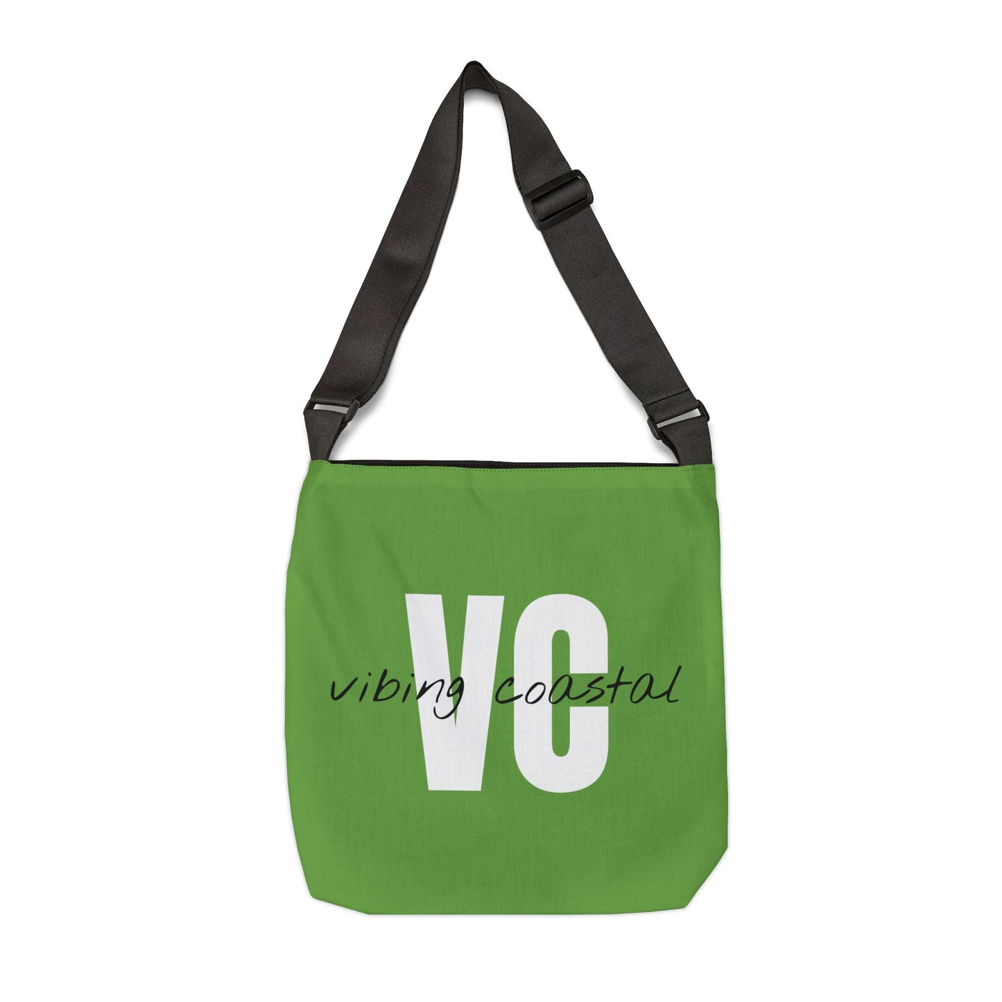 Vibing Coastal Tote Bag | Lime Citrus