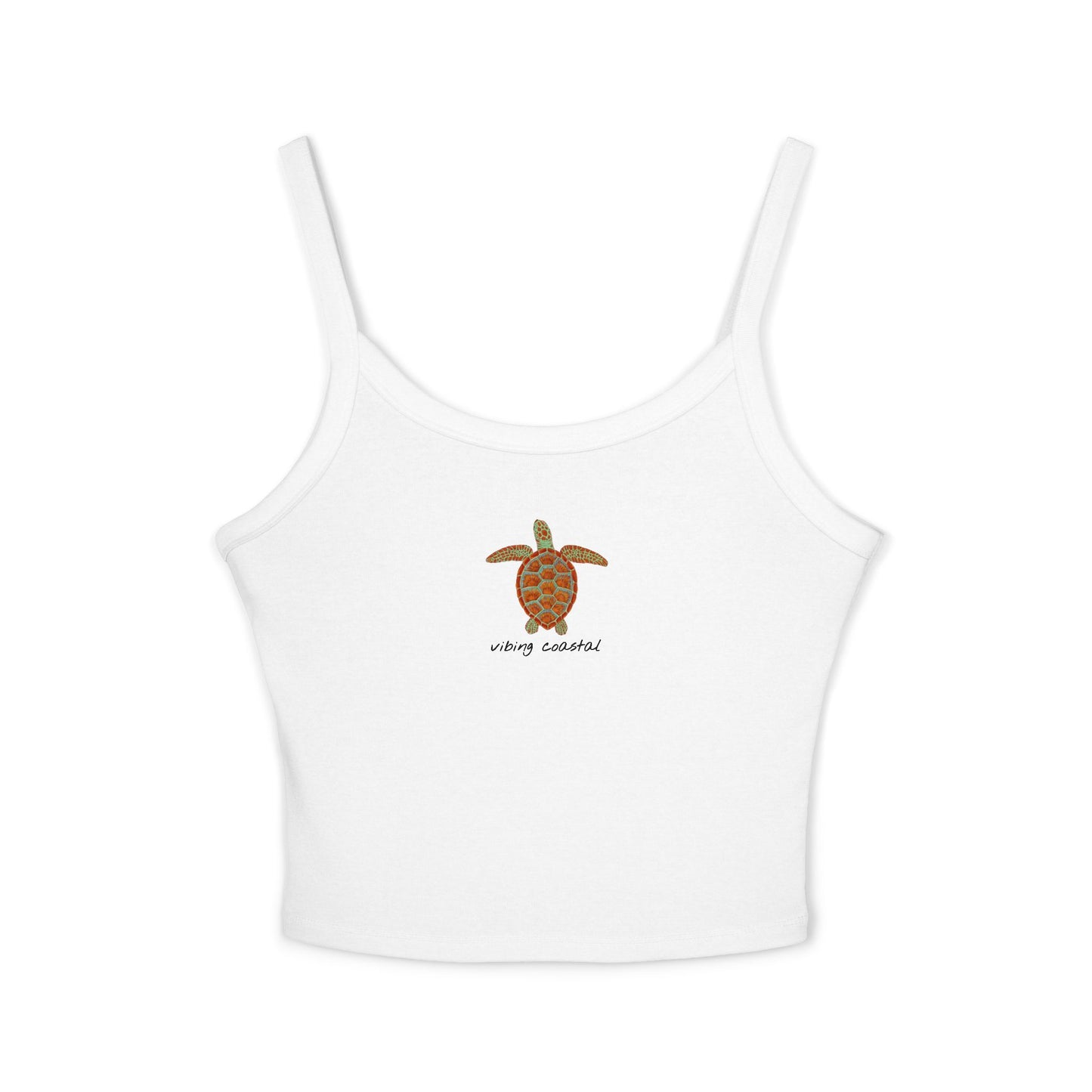 Spaghetti Tank Top | Sea Turtle
