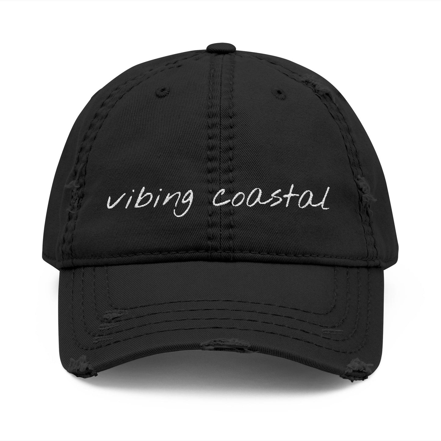 Vibing Coastal + Lobster Tab Cap | Beach Night Black