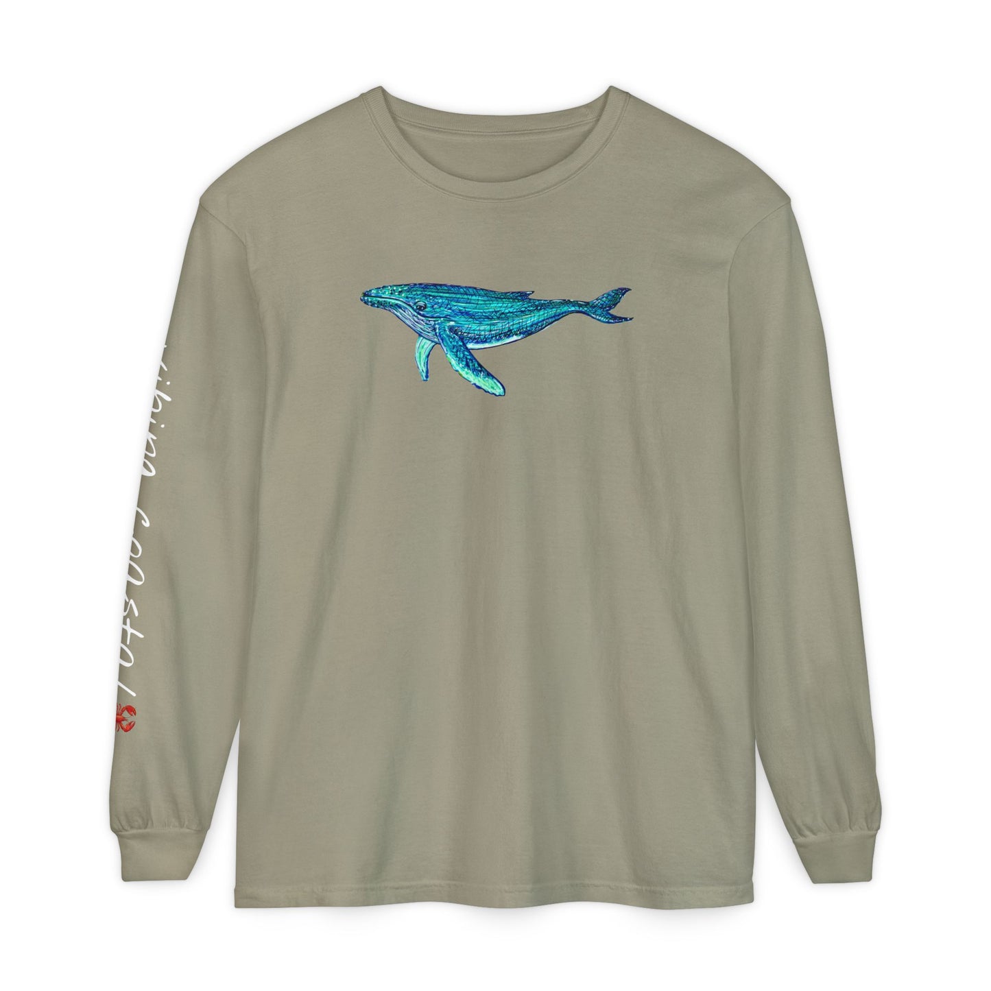 Graphic Long Sleeve Tee | Whale II