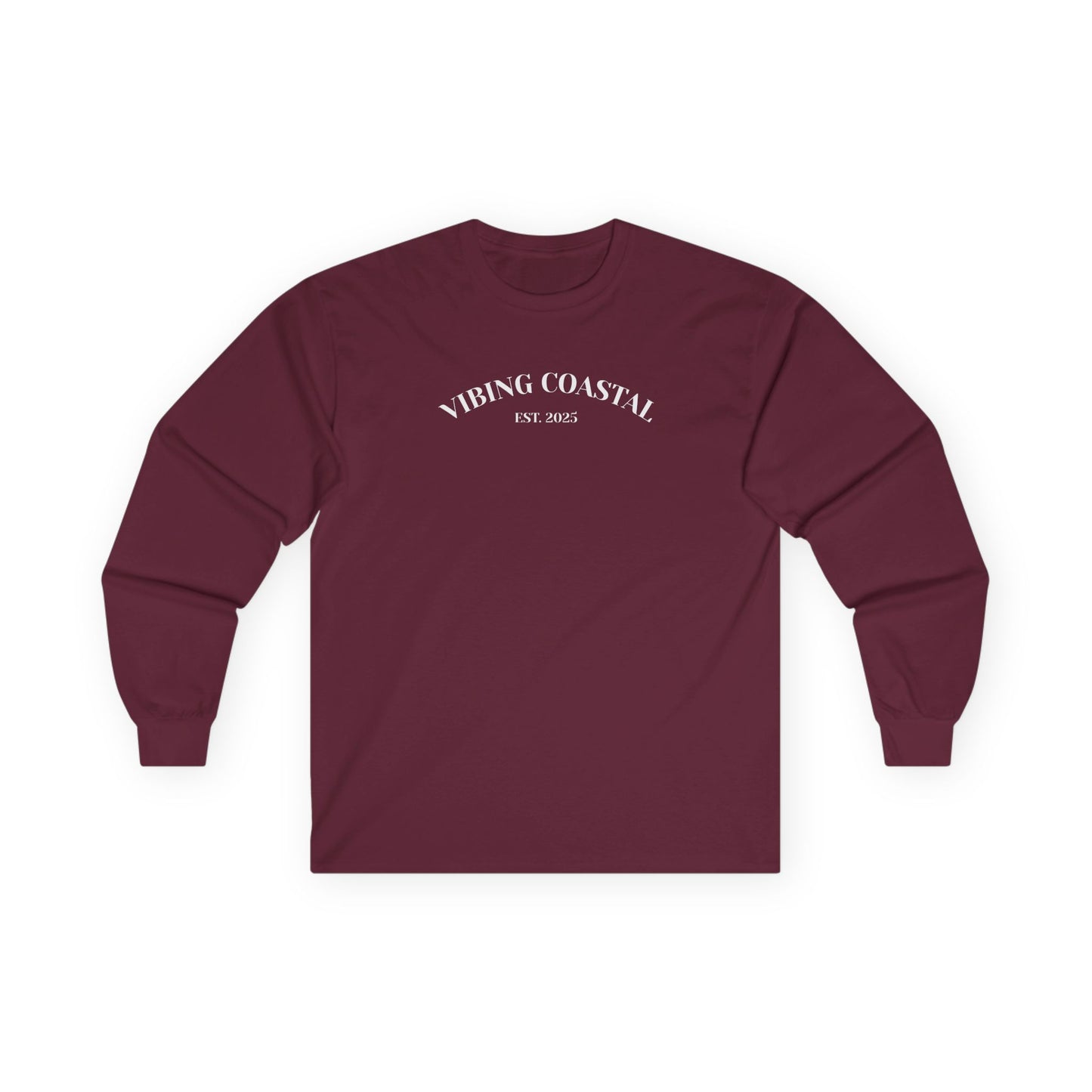 Ultra Cotton Long Sleeve Tee II | Vibing Coastal EST 2025