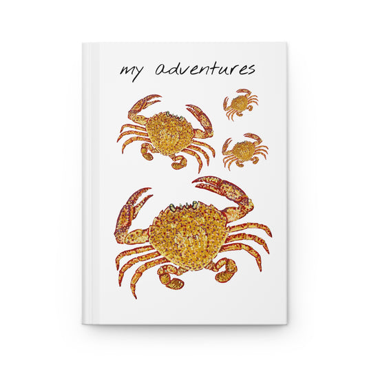 "My Adventures" Hardcover Journal | Crab