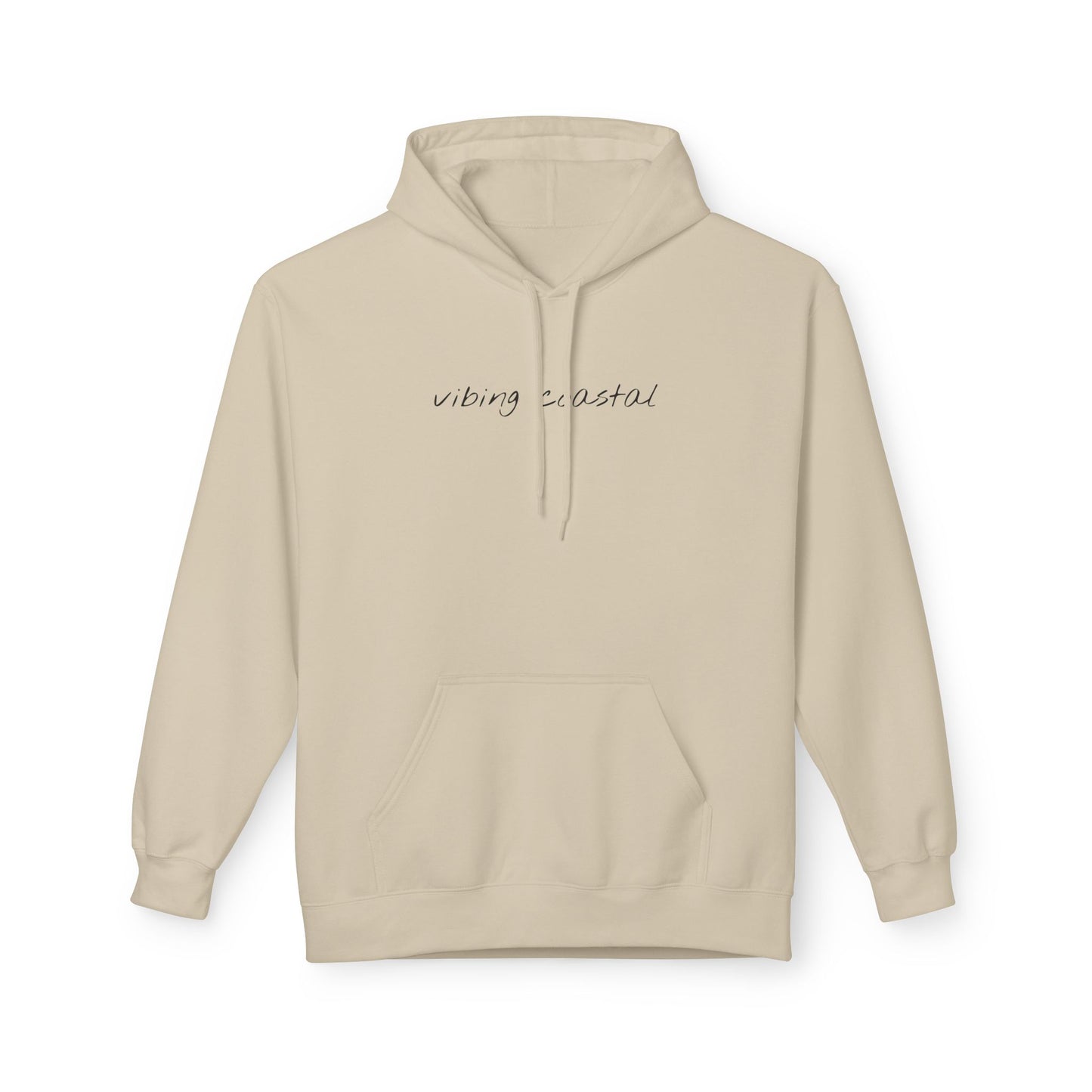 Fav Fleece Hoodie | Vibing Coastal | Black Lettering