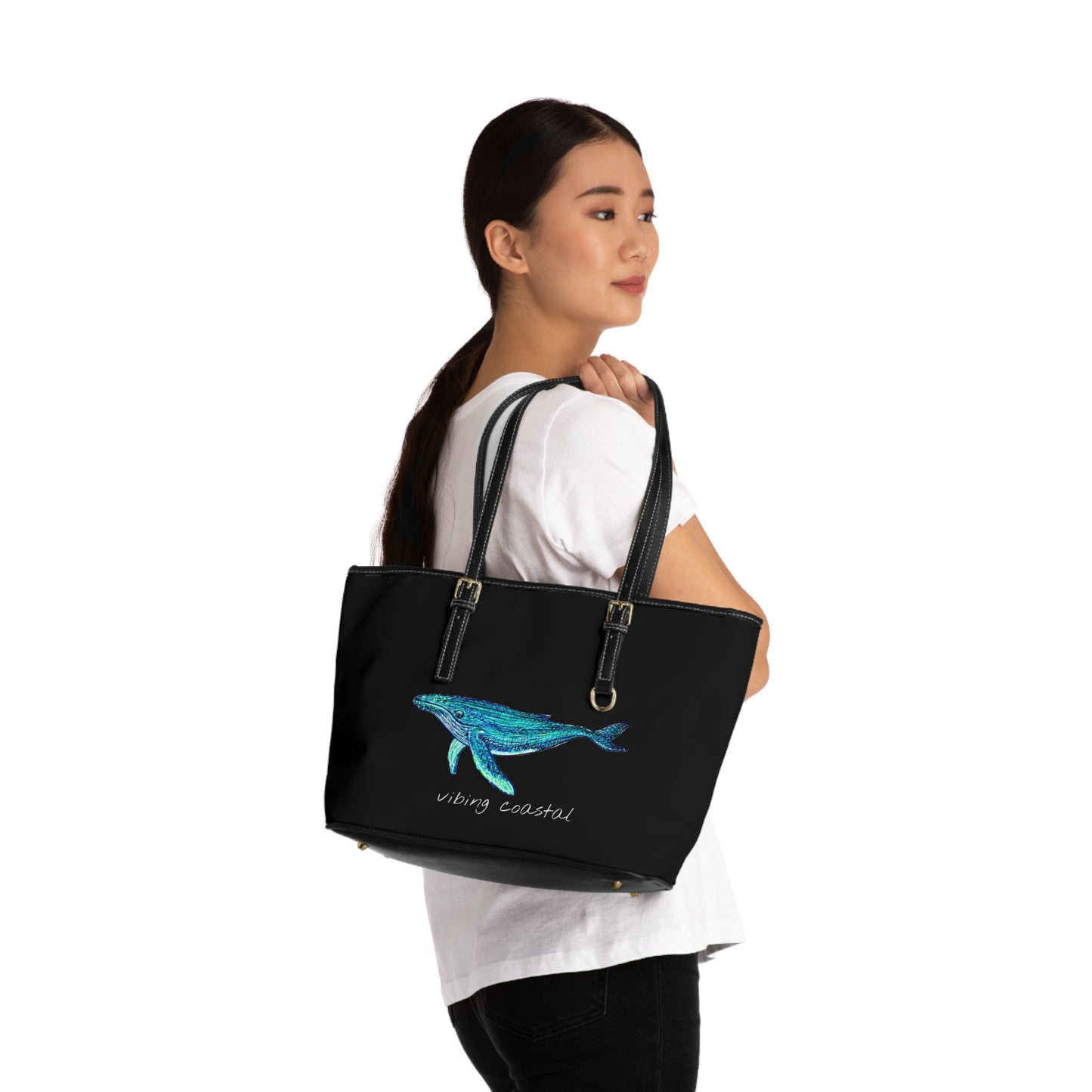 Coastal Charm Shoulder Bag | Whale