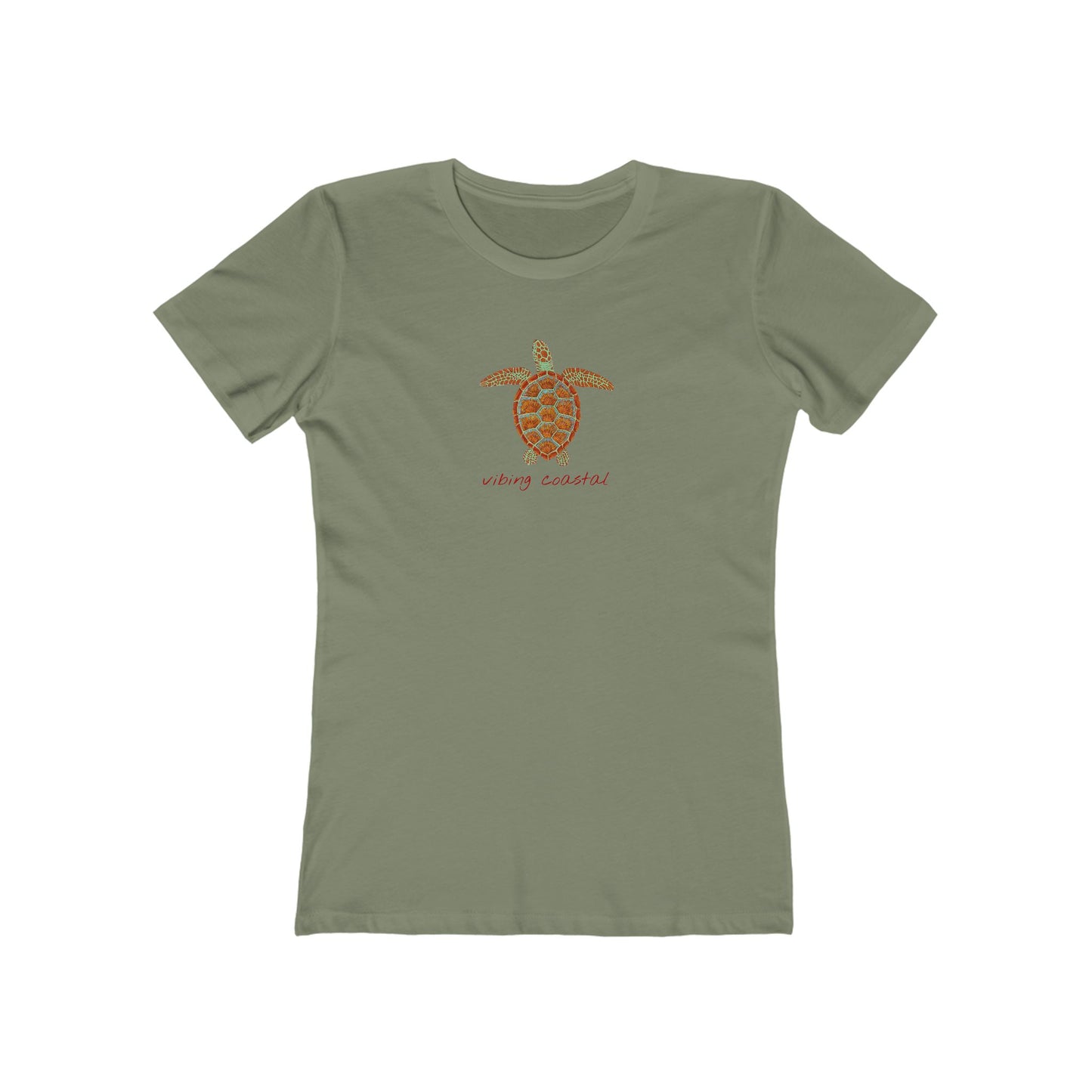 Fav Fitted Tee | Sea Turtle