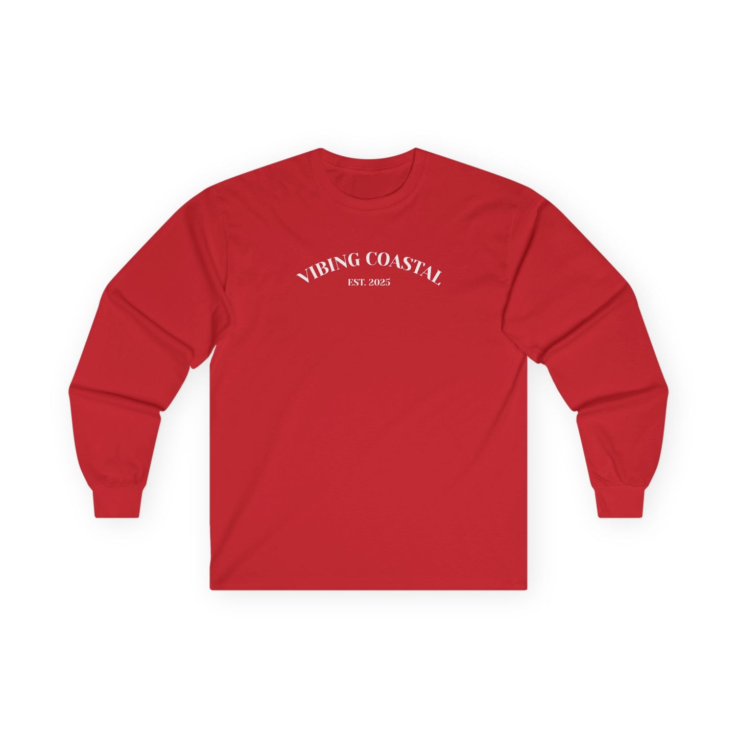 Ultra Cotton Long Sleeve Tee II | Vibing Coastal EST 2025