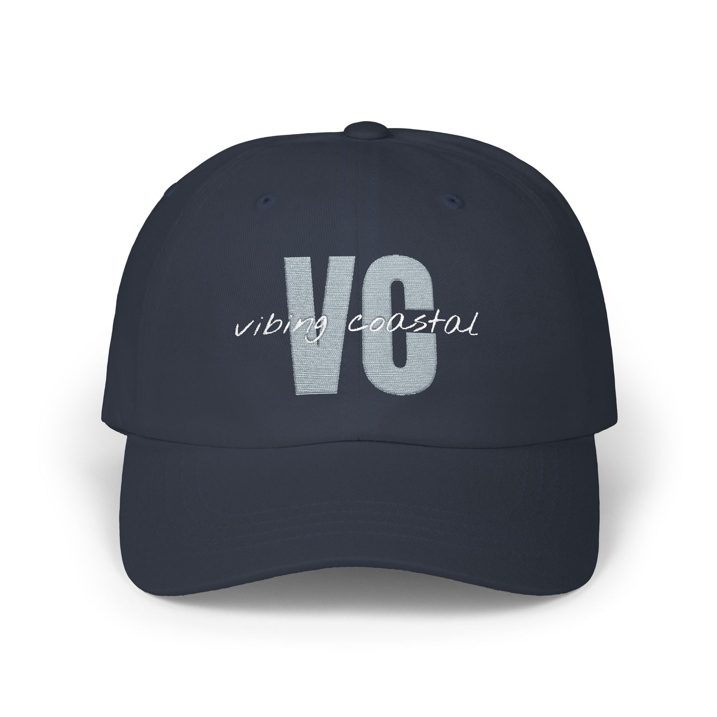 Vibing Coastal VC Logo Cap | Nautical Navy