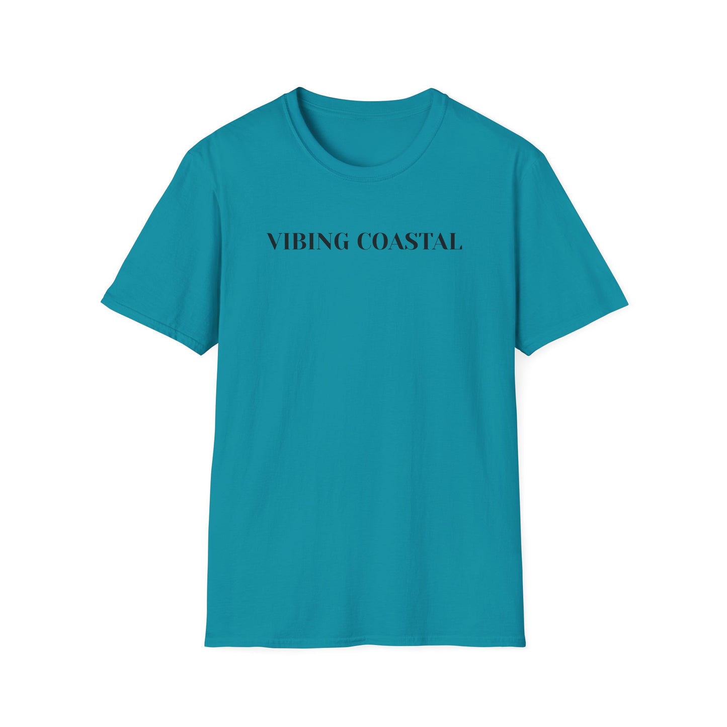 Softstyle T-Shirt | Vibing Coastal | Black Lettering