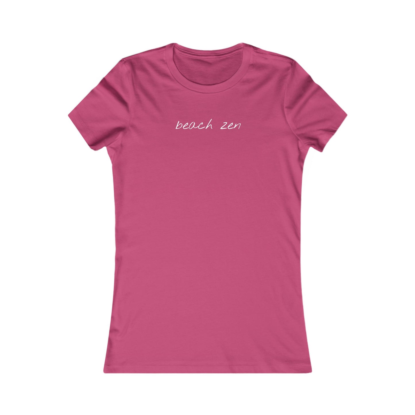 Fav Fitted Tee | Beach Zen II | 2-Sided Tee