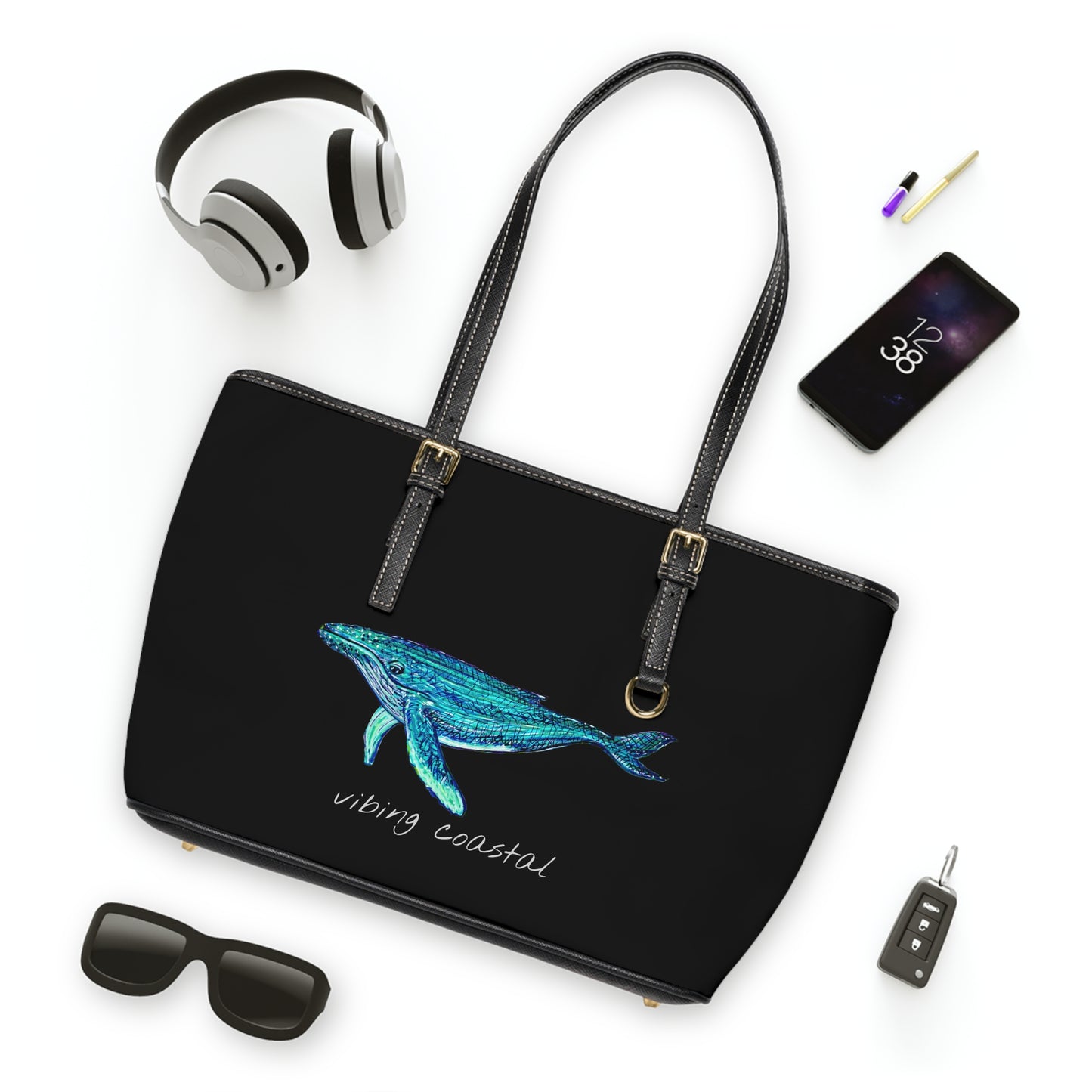 Coastal Charm Shoulder Bag | Whale