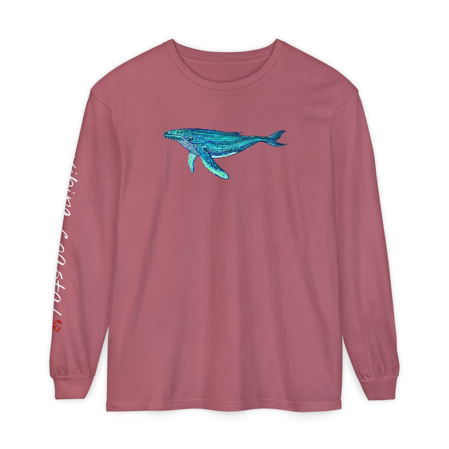 Graphic Long Sleeve Tee | Whale II