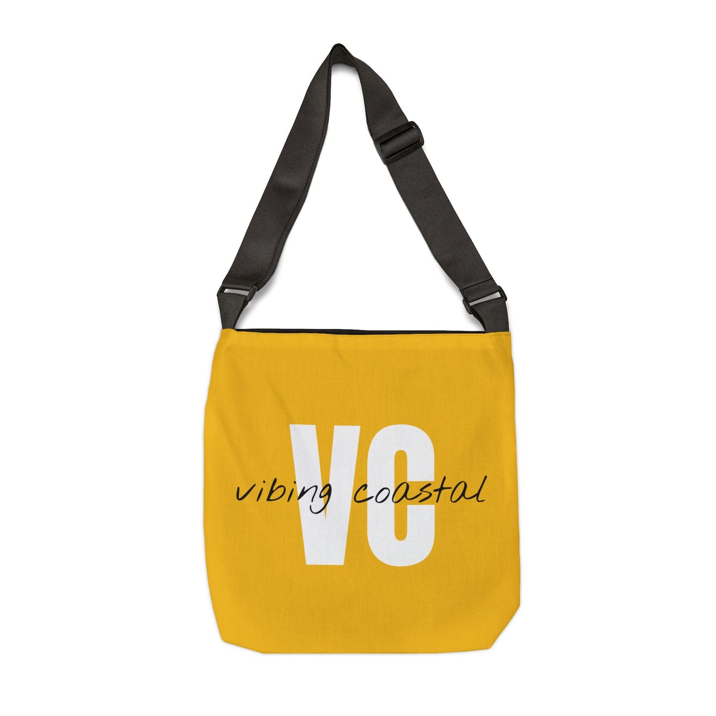 Vibing Coastal Tote Bag | Sun-kissed Yellow
