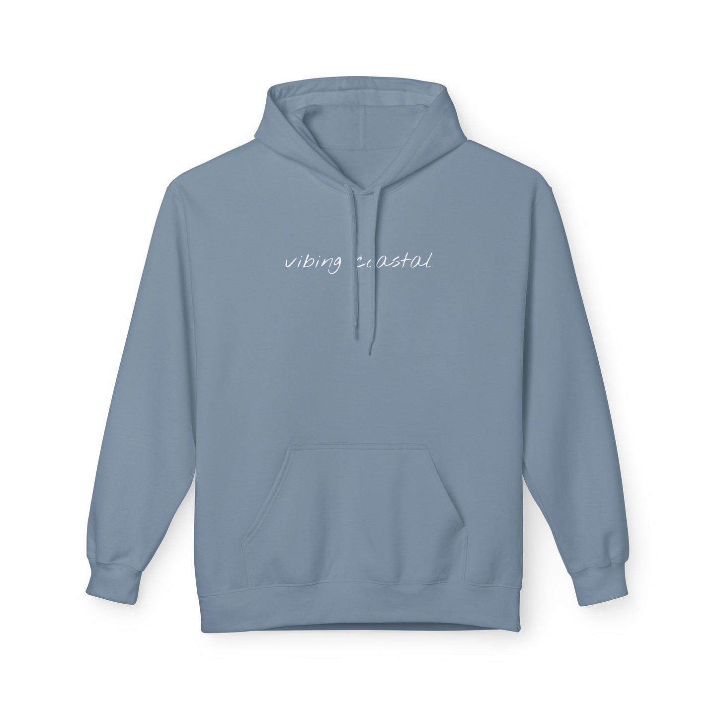 Fav Fleece Hoodie | Vibing Coastal | White Lettering