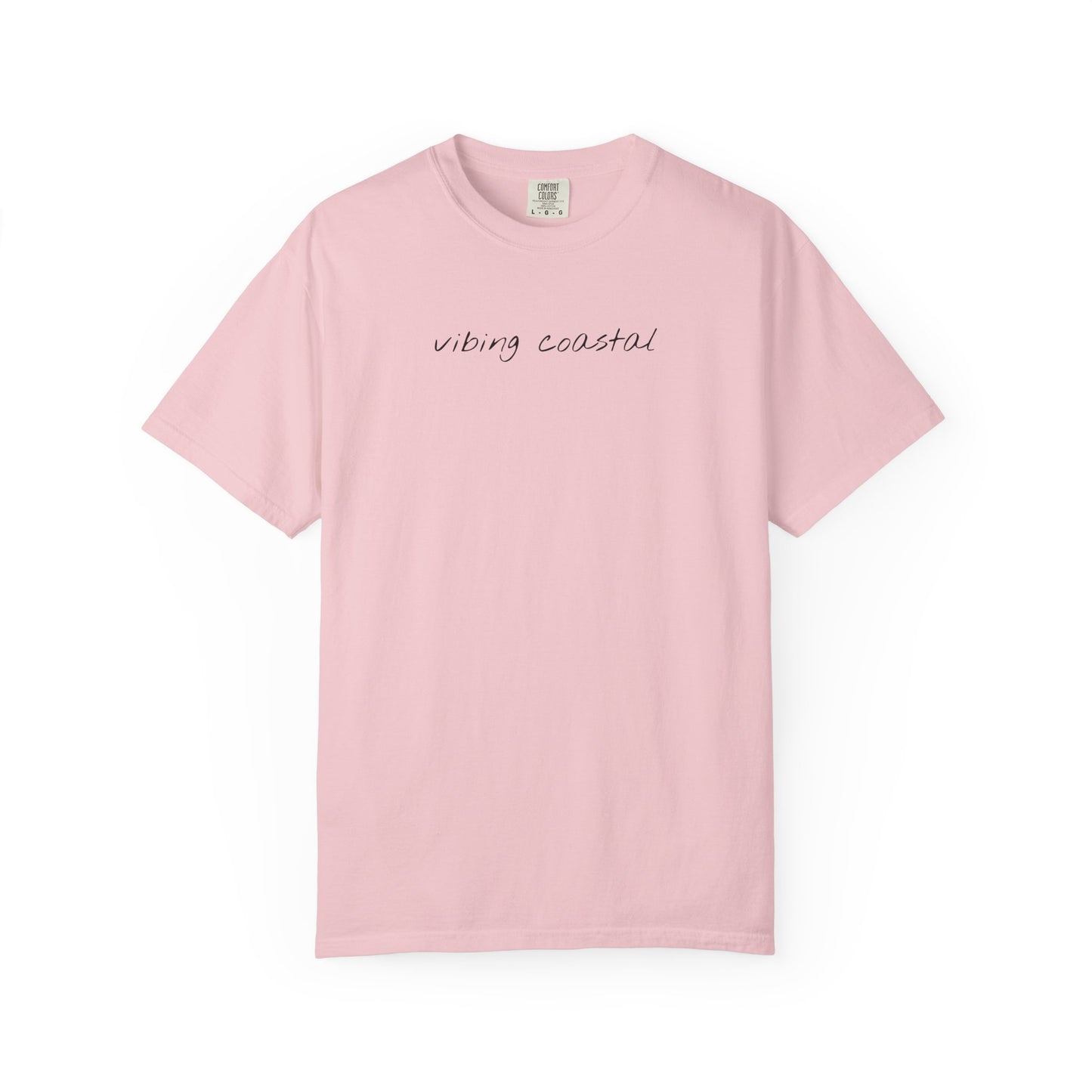 Soft Tee | Vibing Coastal | Black Script
