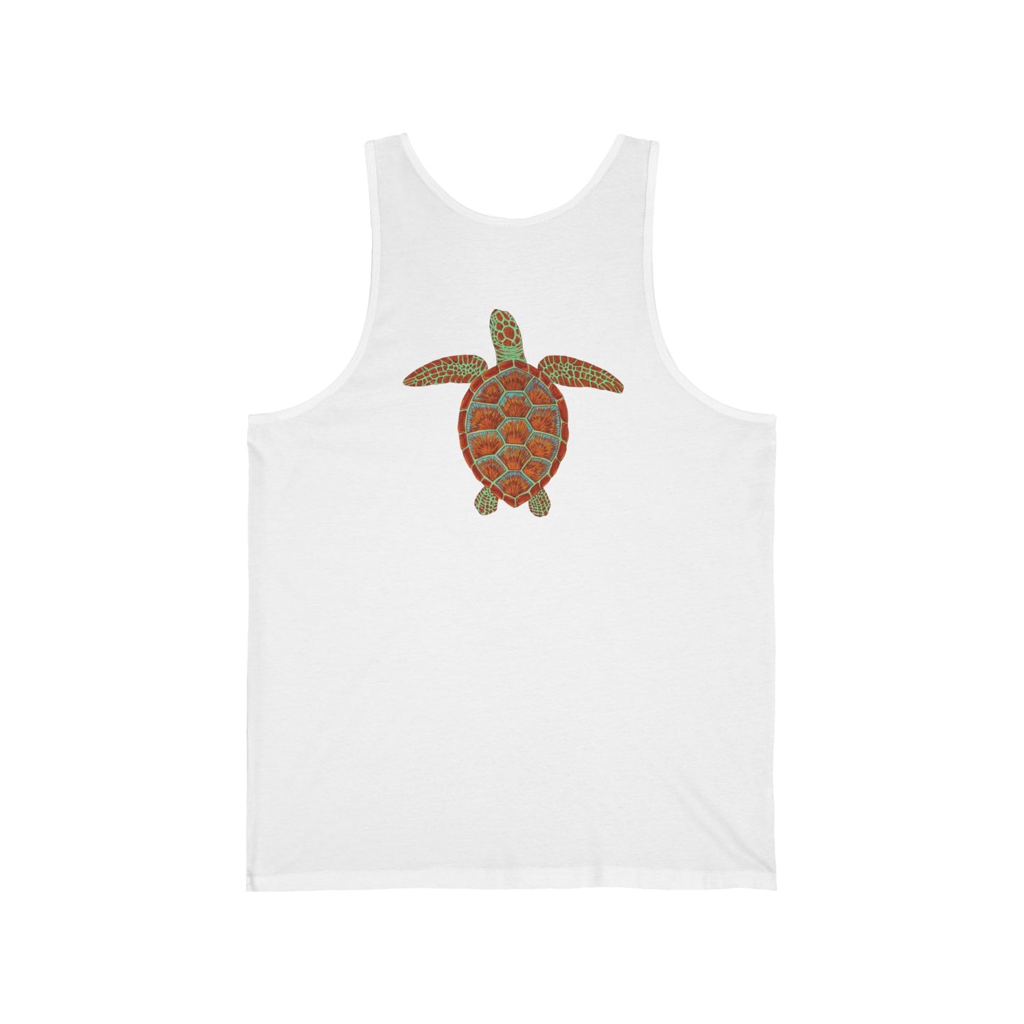 Men's Back Graphic Tank Top | Sea Turtle