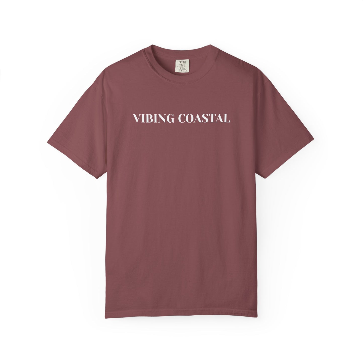 Men's Softstyle T-shirt | Vibing Coastal | White Lettering