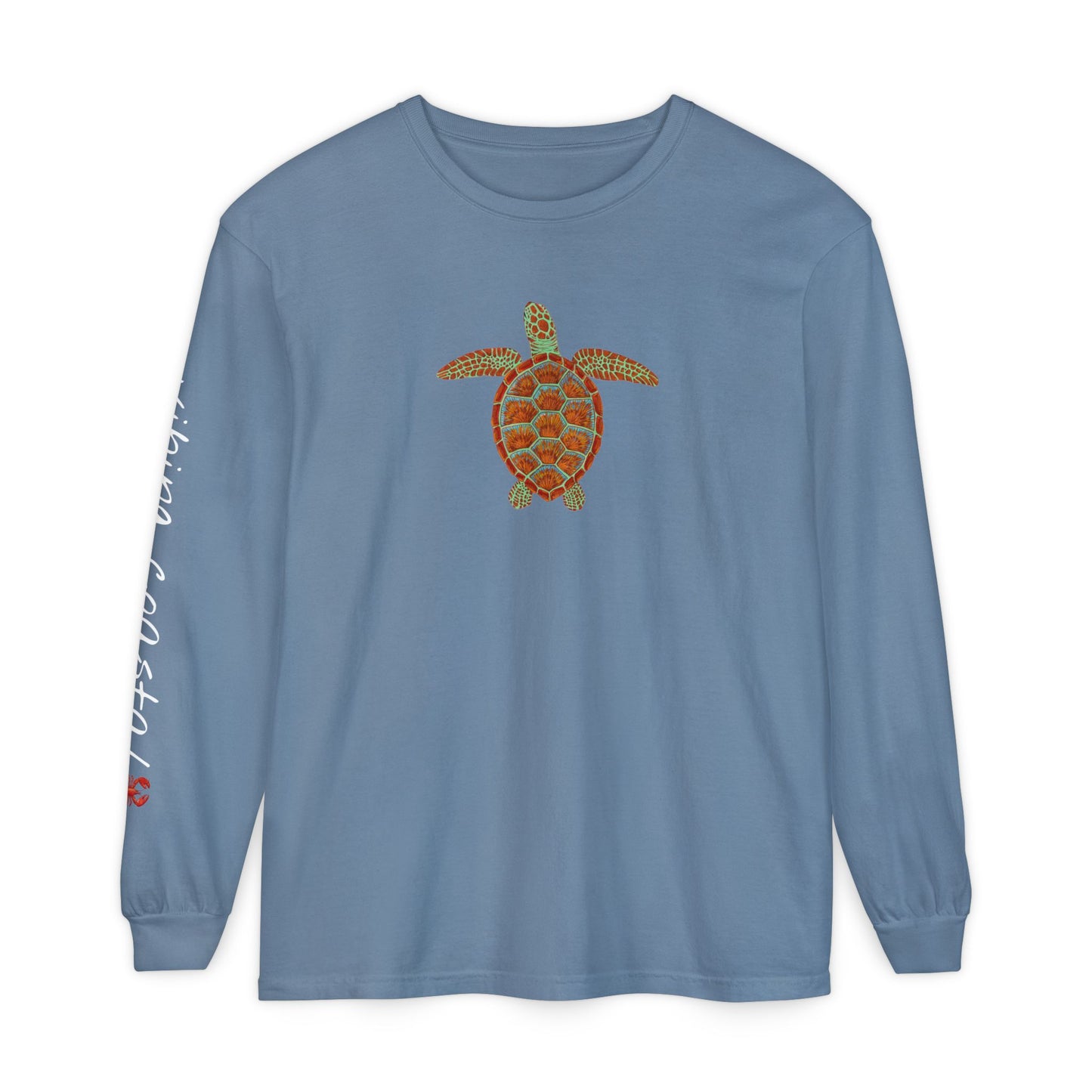 Men's Graphic Long Sleeve Tee | Sea Turtle II