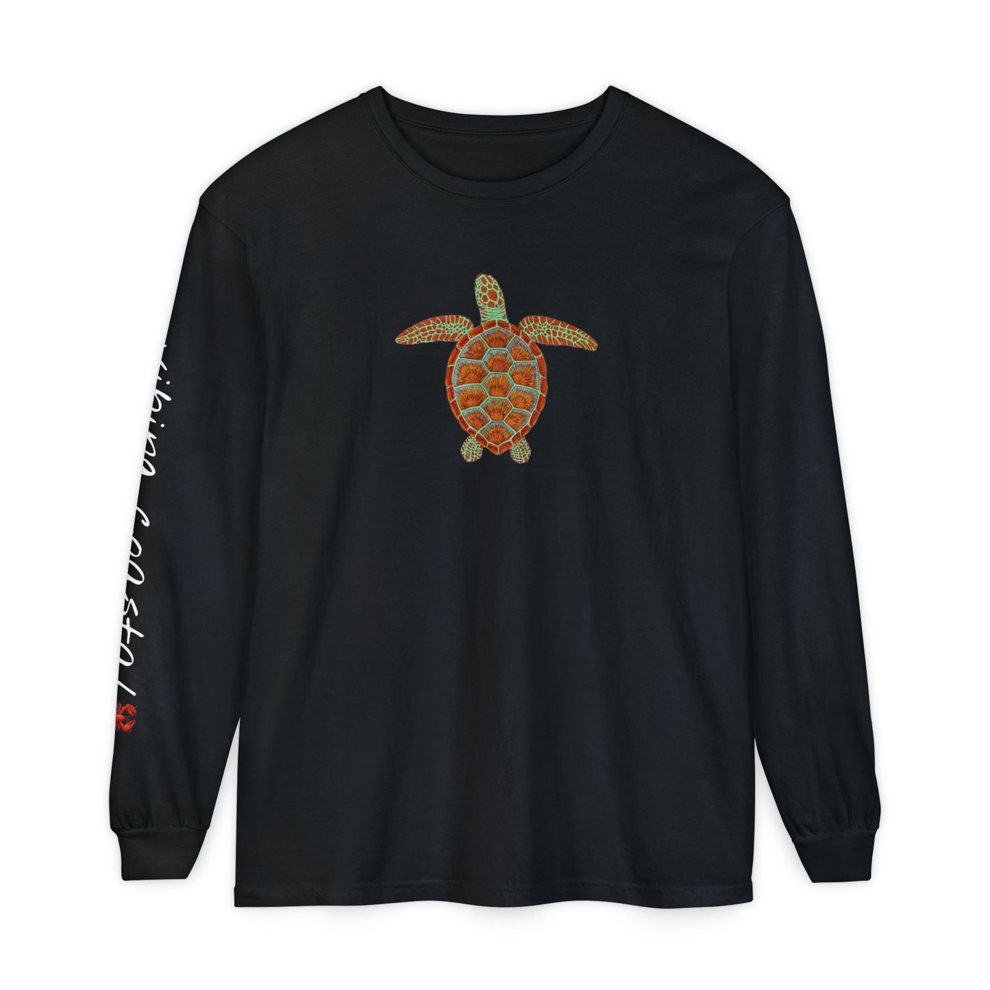 Men's Graphic Long Sleeve Tee | Sea Turtle II