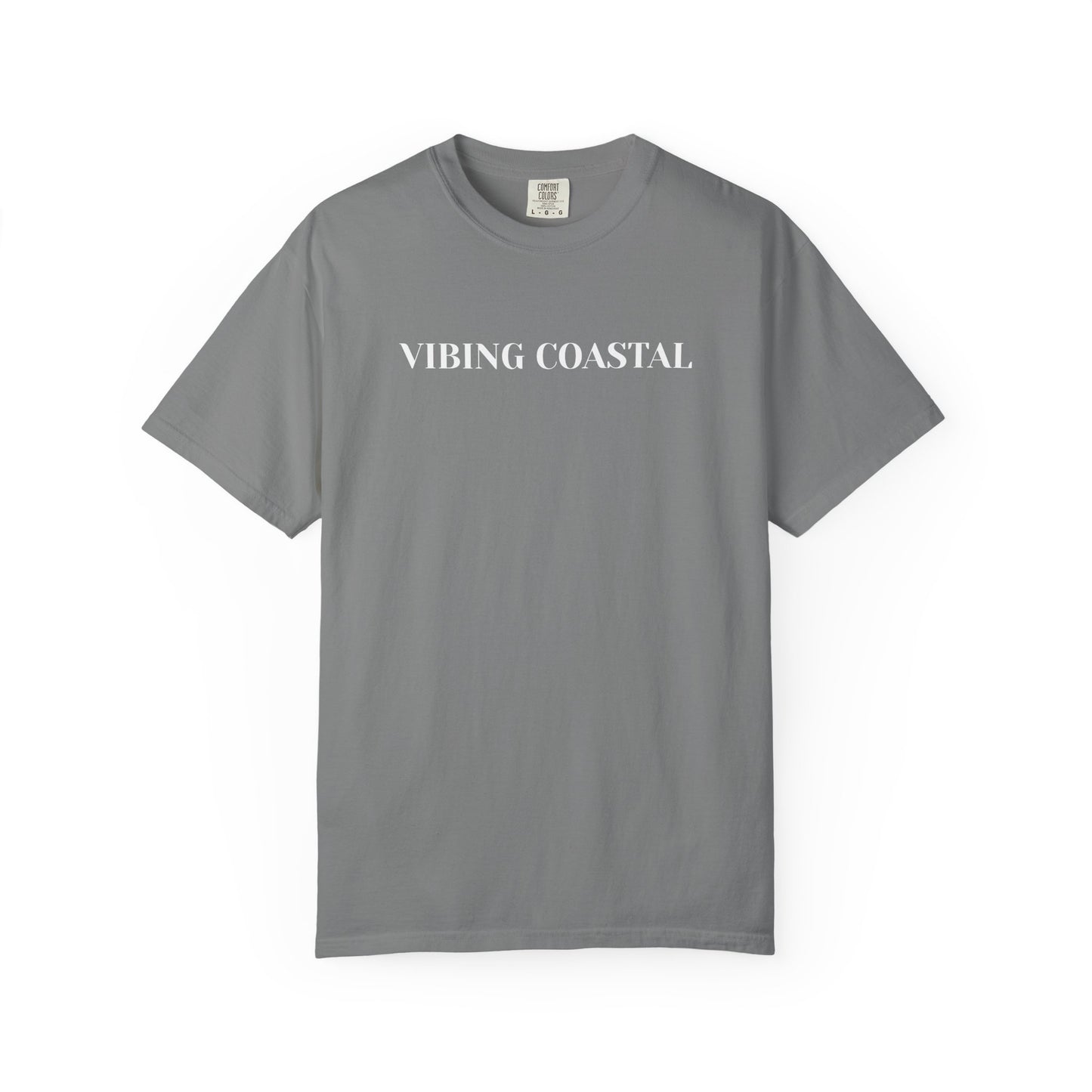 Men's Softstyle T-shirt | Vibing Coastal | White Lettering