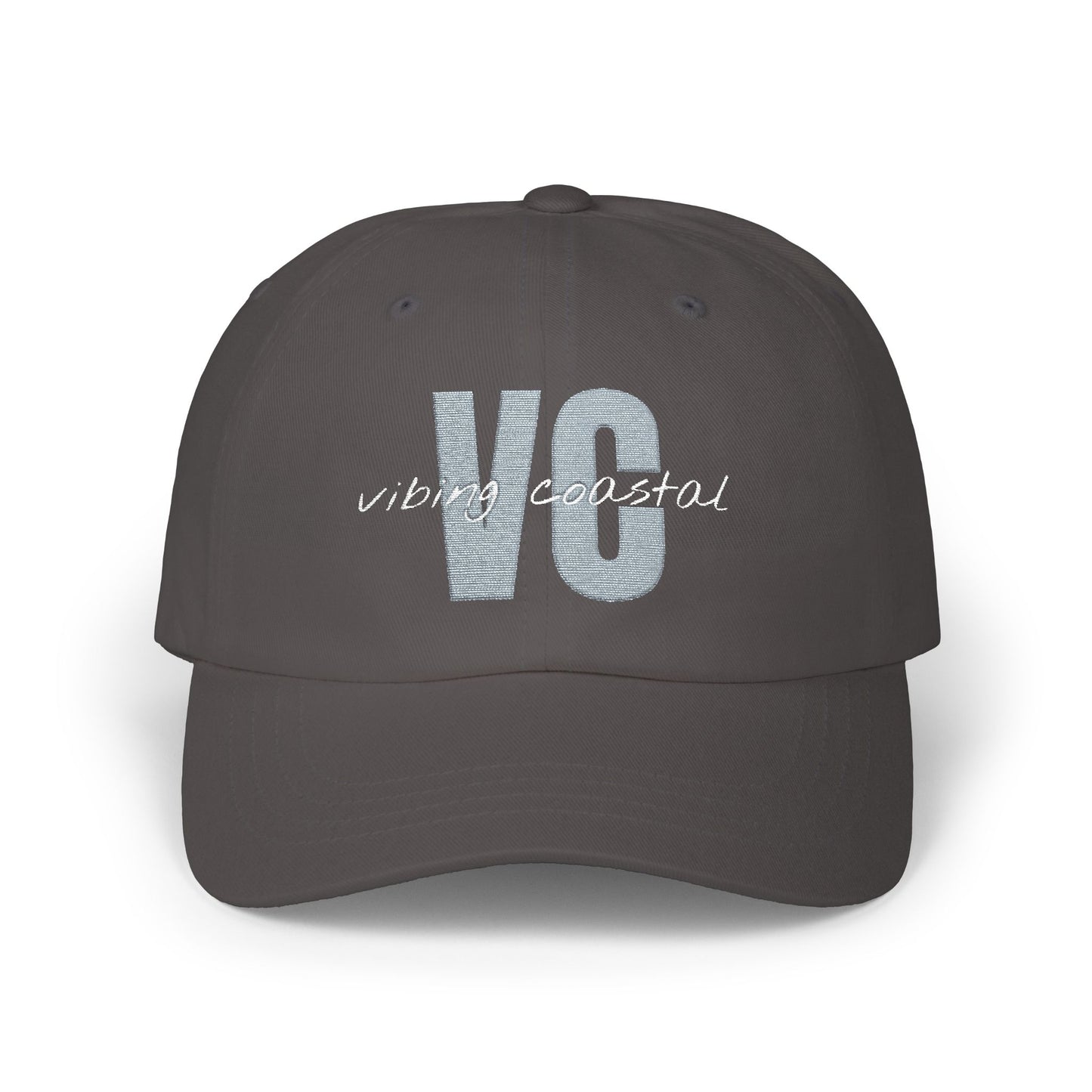Vibing Coastal VC Logo Cap | Jetty Gray