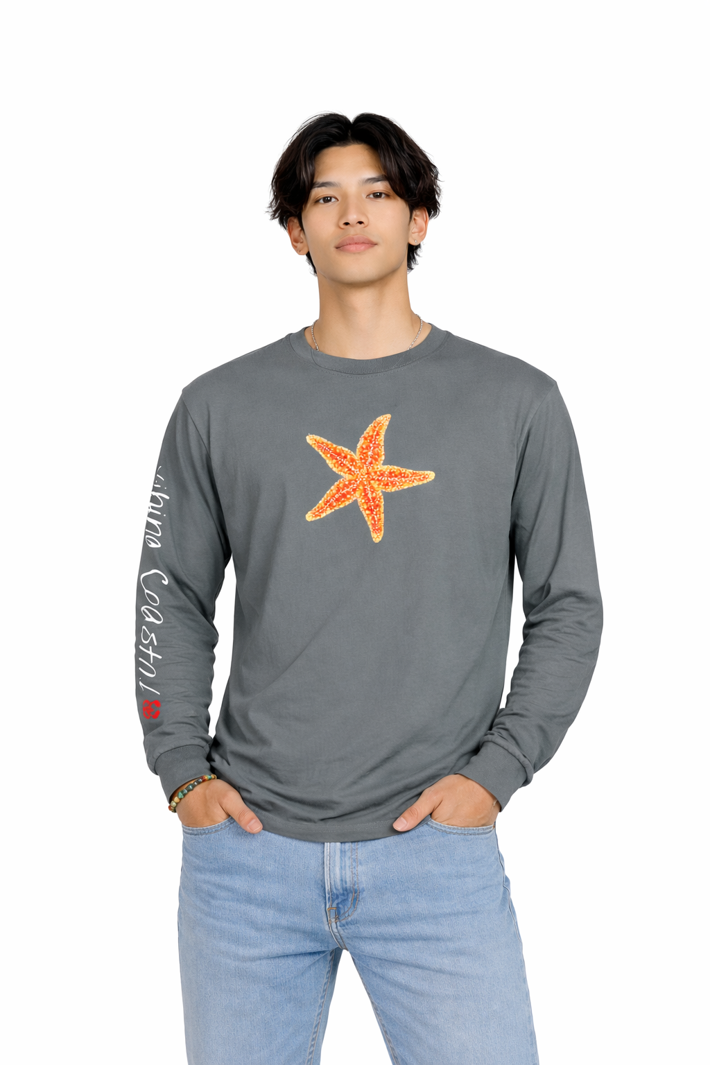 Men's Graphic Long Sleeve Tee | Starfish II