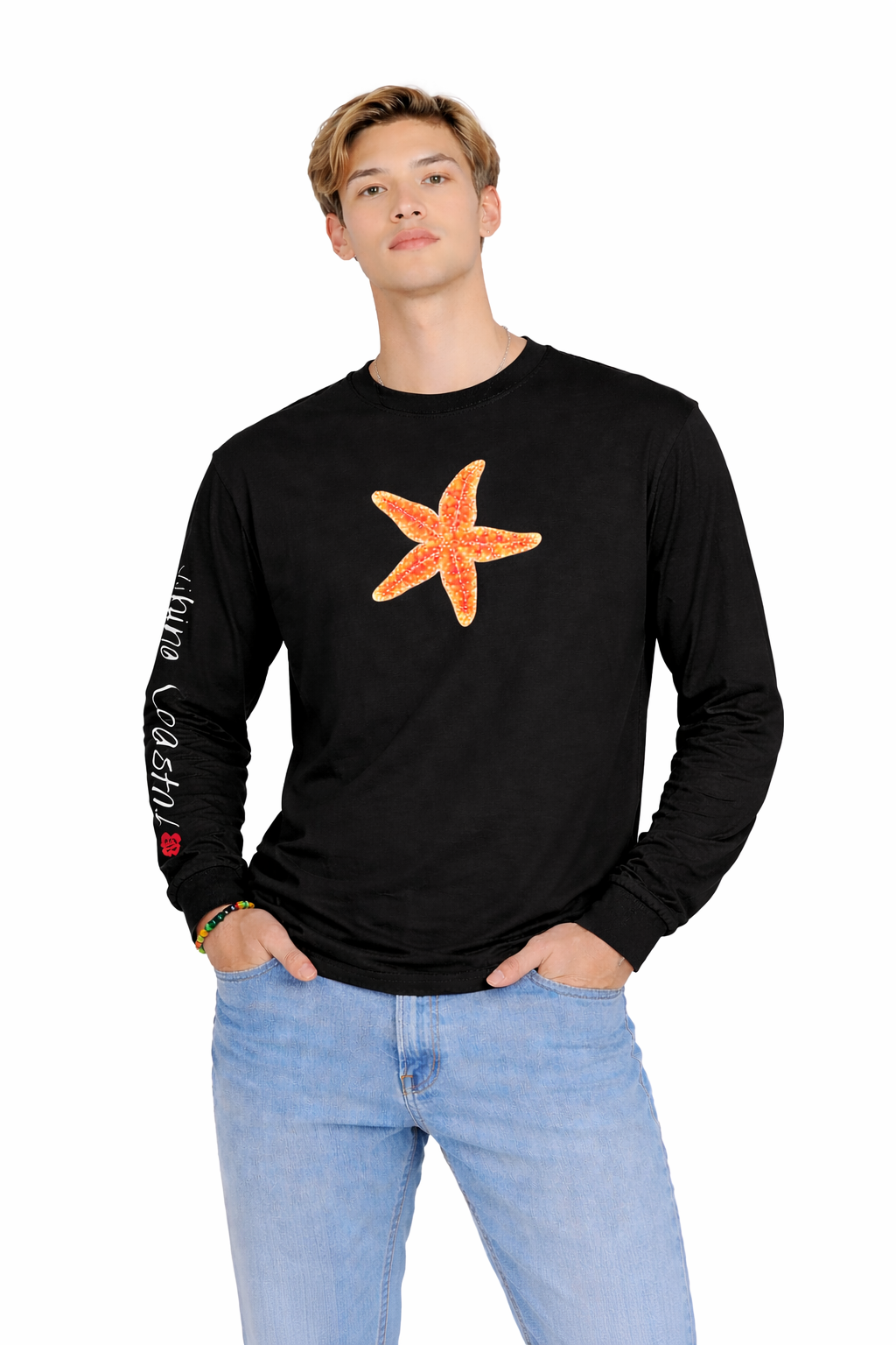 Men's Graphic Long Sleeve Tee | Starfish II