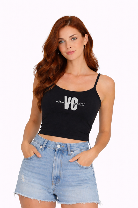 Spaghetti Tank Top | VC Logo