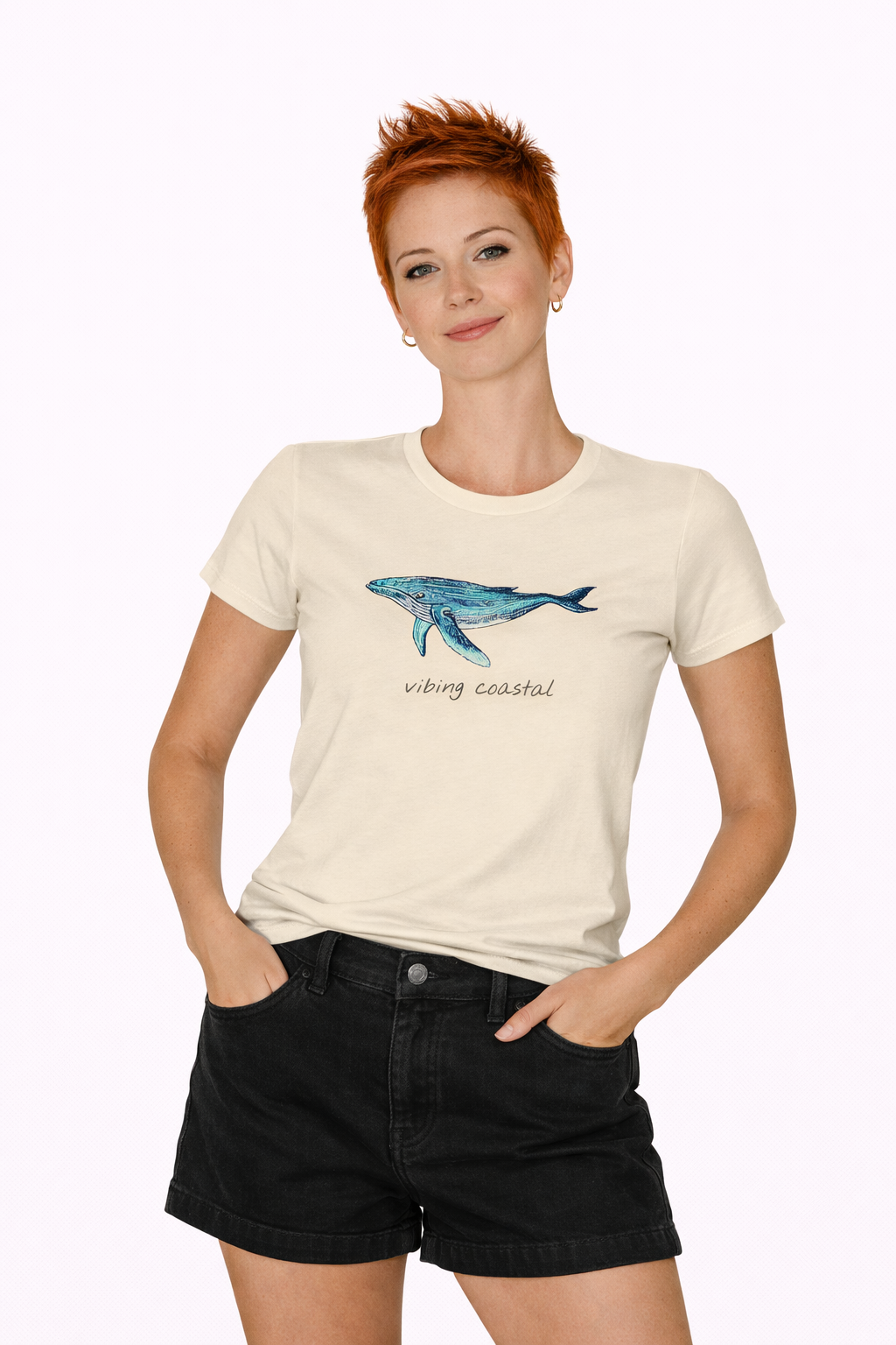 Fav Fitted Tee | Whale