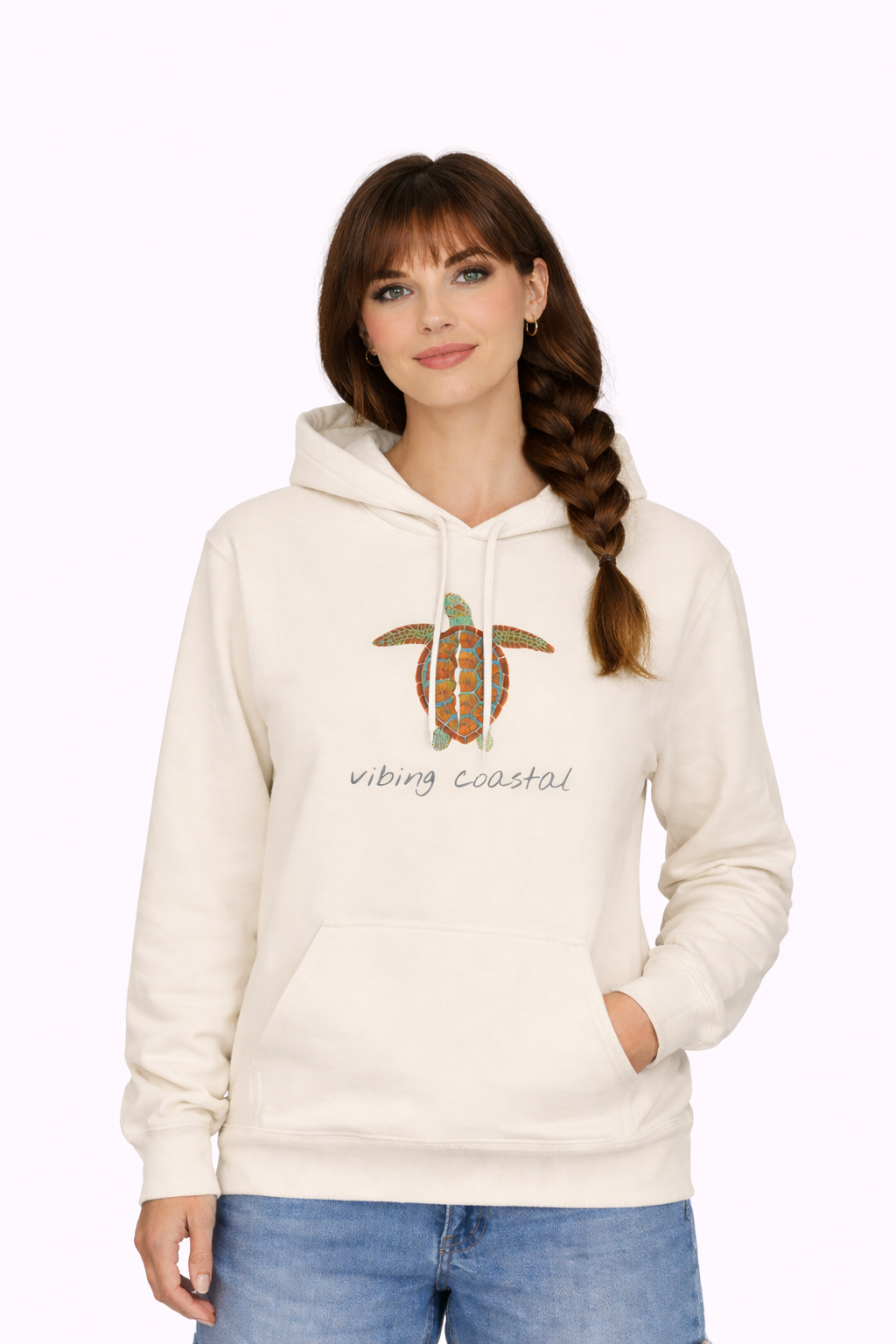 Softstyle Fleece Hoodie | Sea Turtle