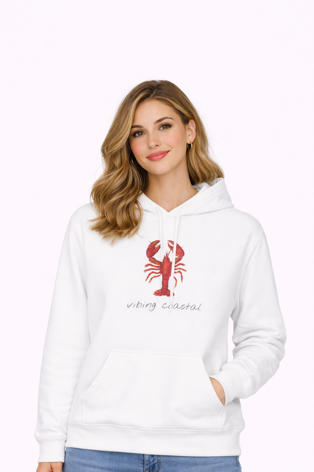 Softstyle Fleece Hoodie | Lobster