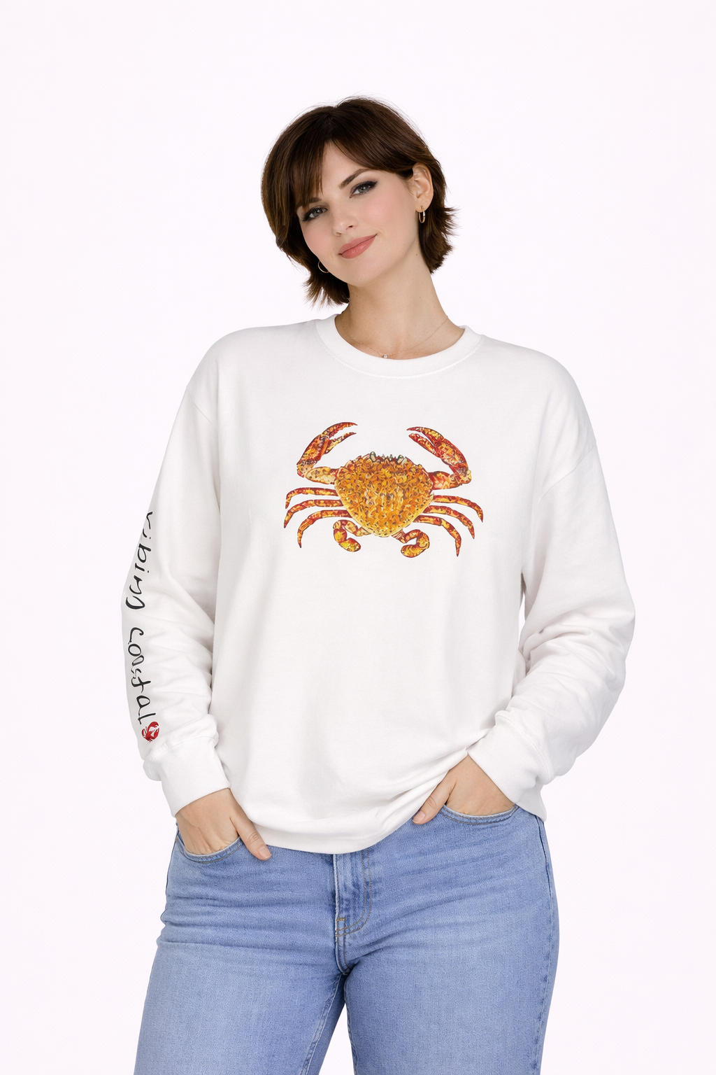 Graphic Long Sleeve Tee | Crab