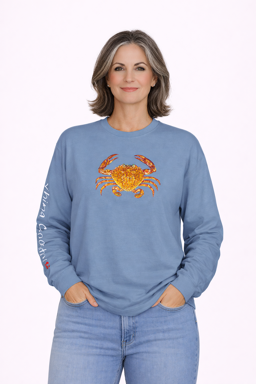 Graphic Long Sleeve Tee | Crab II