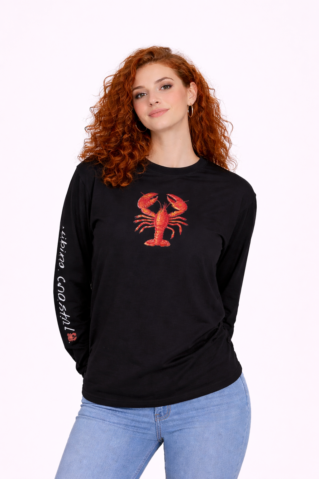 Graphic Long Sleeve Tee | Lobster II