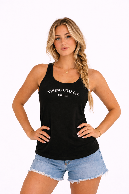 Ideal Racerback Tank - Vibing Coastal EST 2025 II