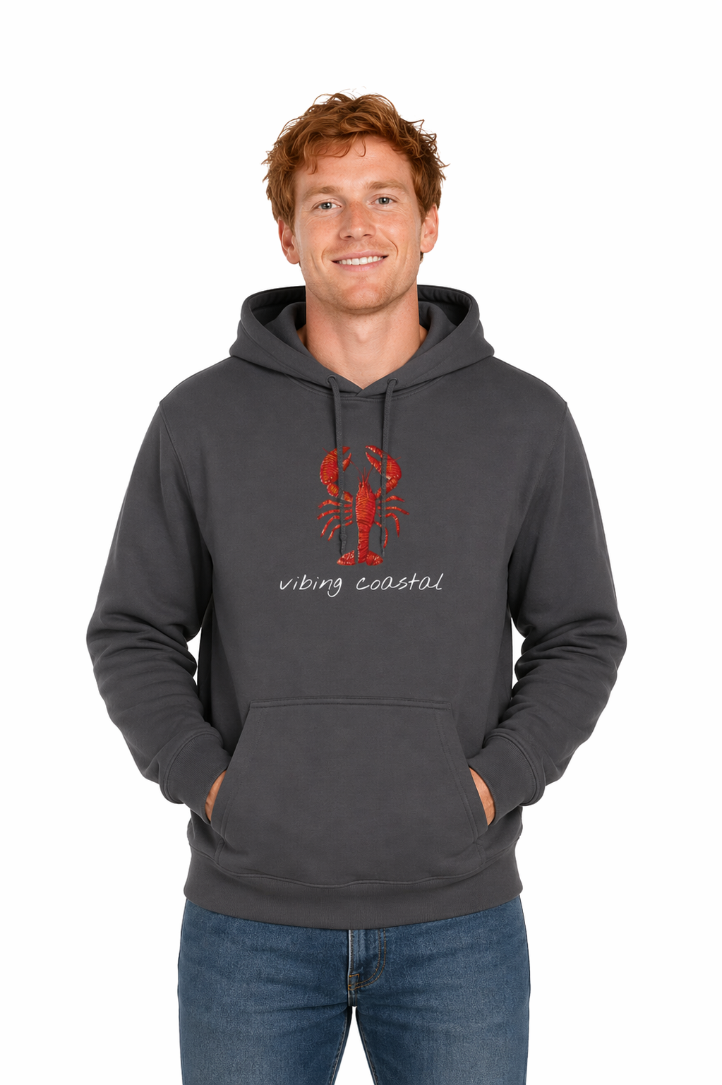 Men's Softstyle Fleece Hoodie | Lobster II