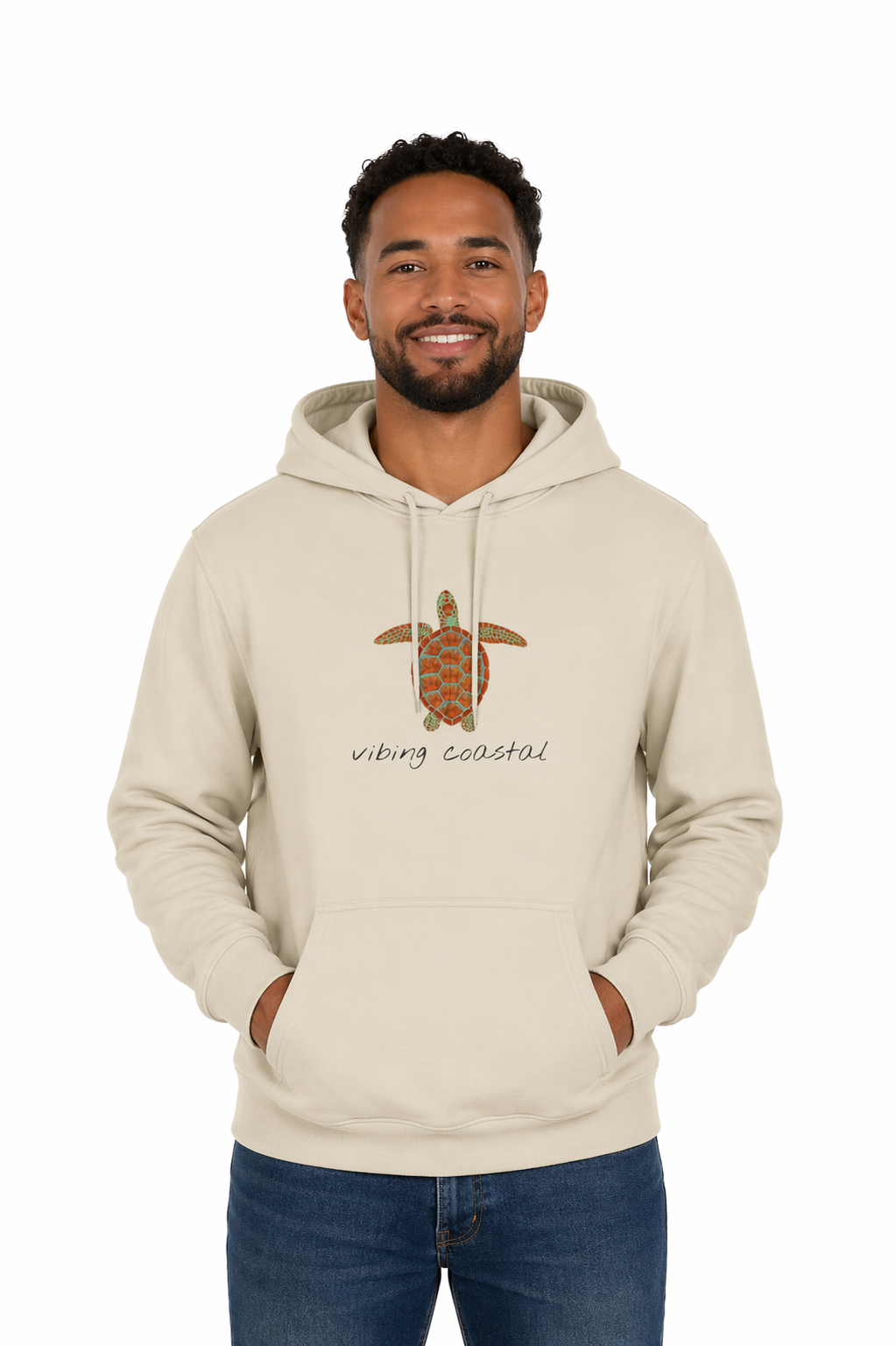 Men's Softstyle Fleece Hoodie | Sea Turtle
