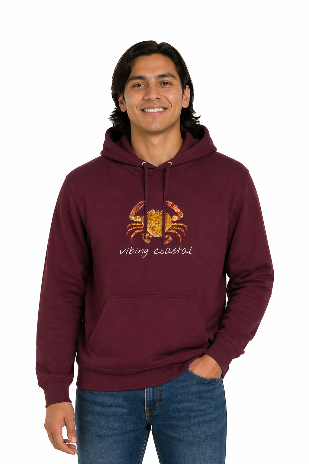 Men's Softstyle Fleece Hoodie | Crab II