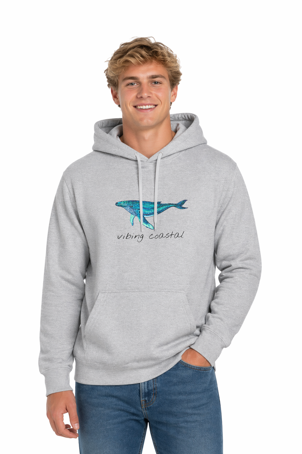 Men's Softstyle Fleece Hoodie | Whale