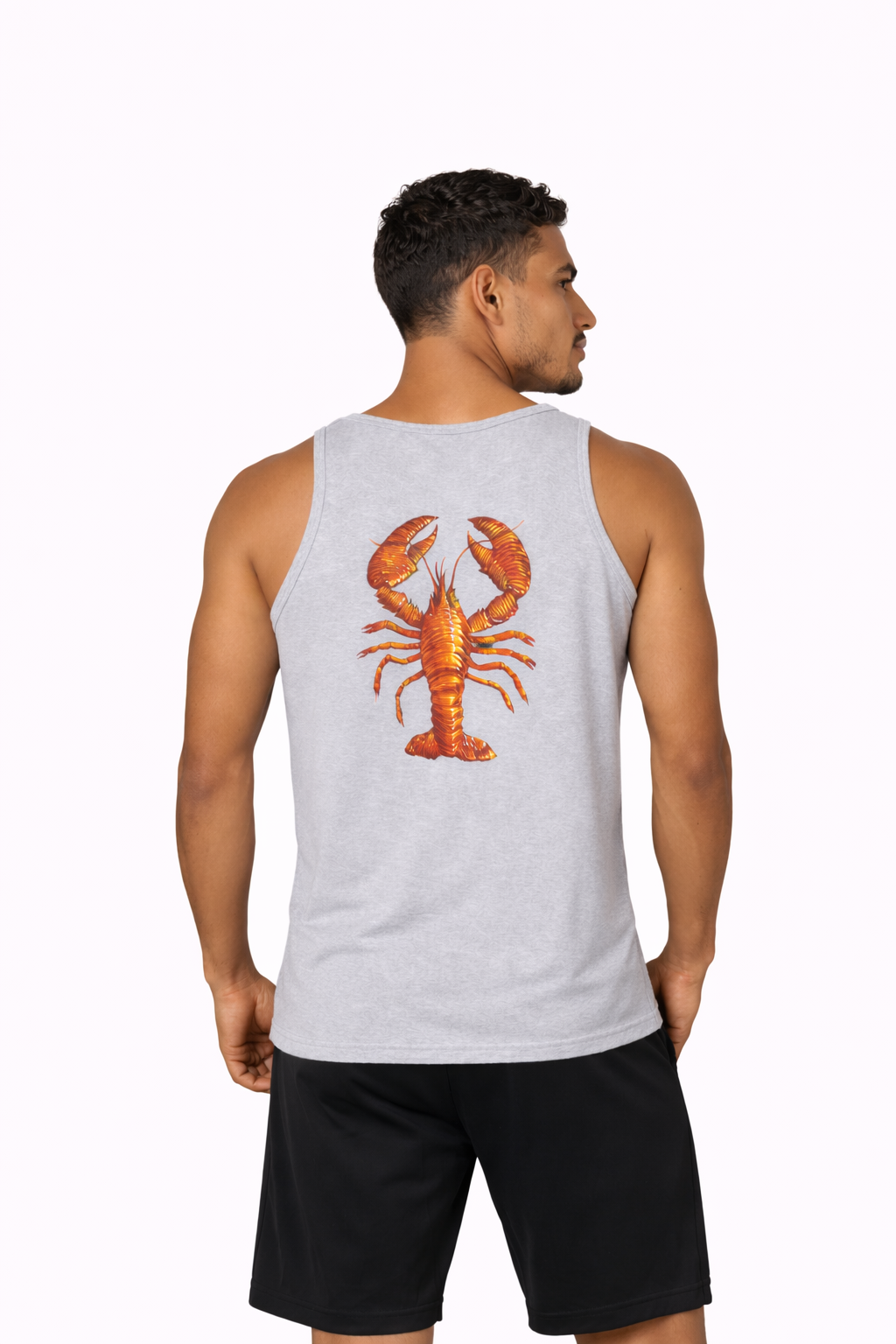 Men's Back Graphic Tank Top | Lobster