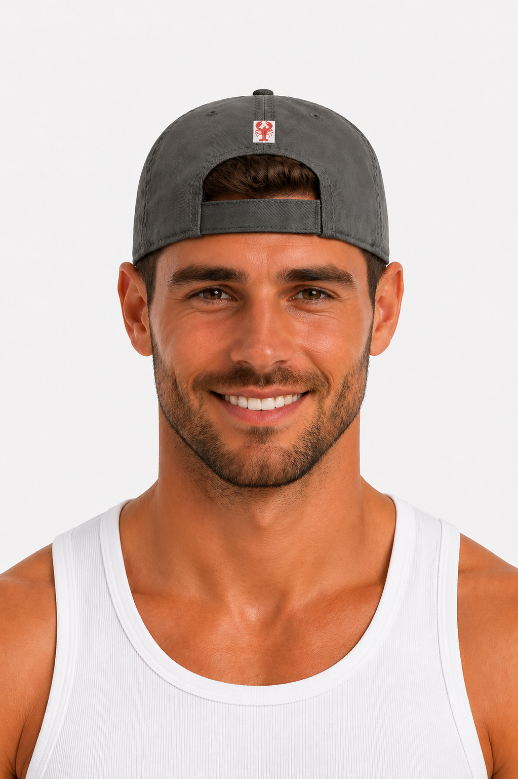 Vibing Coastal + Lobster Tab Cap | Jetty Gray